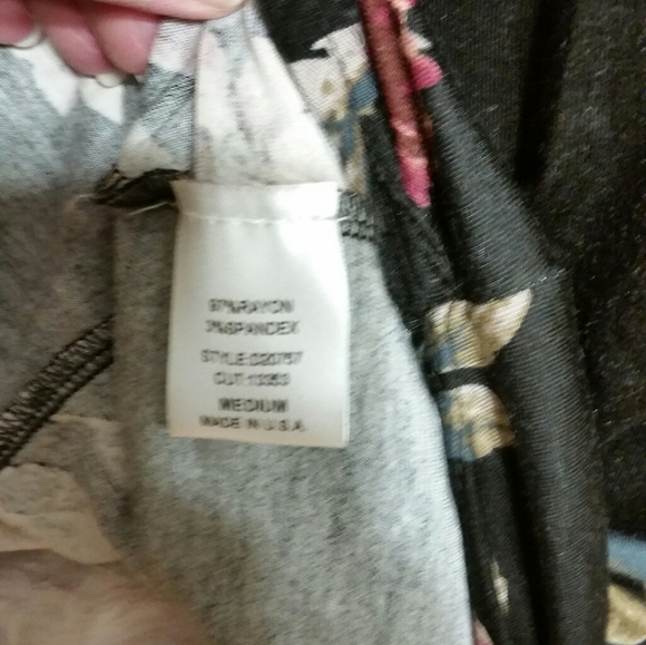 Oddy Black Floral Long Sleeve Maxi Dress w Pockets - Picture 6 of 9